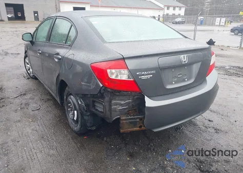 2012 Honda Civic Lx z USA, uszkodzony, nr VIN 2HGFB2F55CH558222